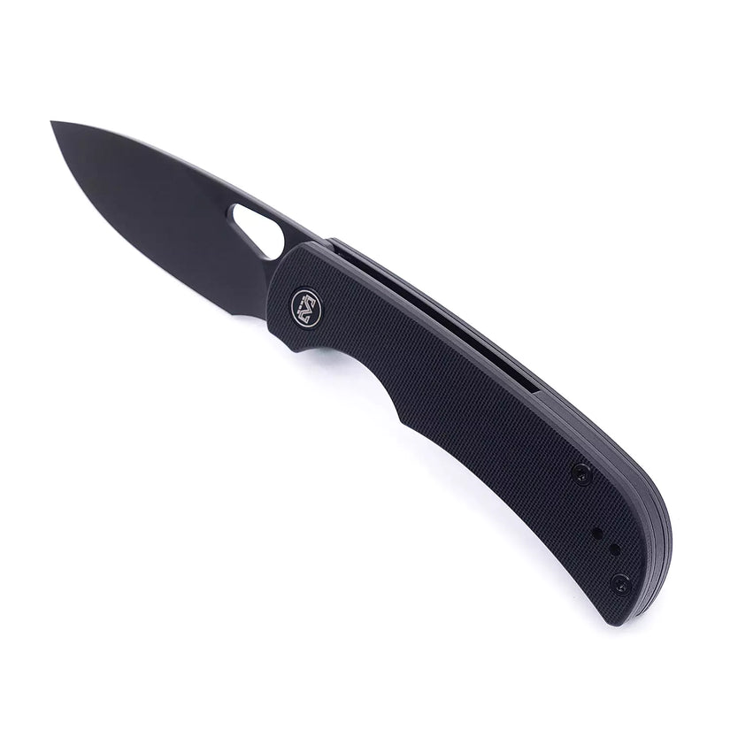 Miguron Knives Moyarl - 3.5" 14C28N Black PVD Blade, Black G10 Handle