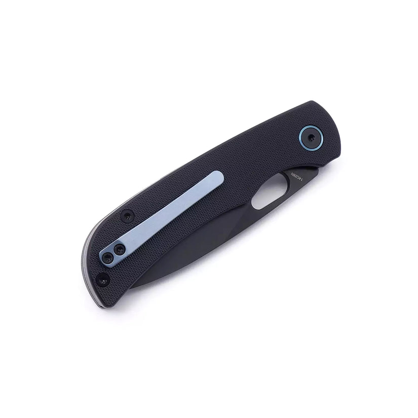 Miguron Knives Moyarl - 3.5" 14C28N Black PVD Blade, Black G10 Handle
