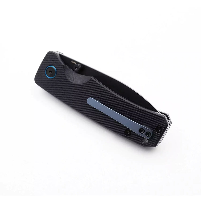 Miguron Knives Pelora - 3.25" 14C28N Black PVD Blade, Black G10 Handle