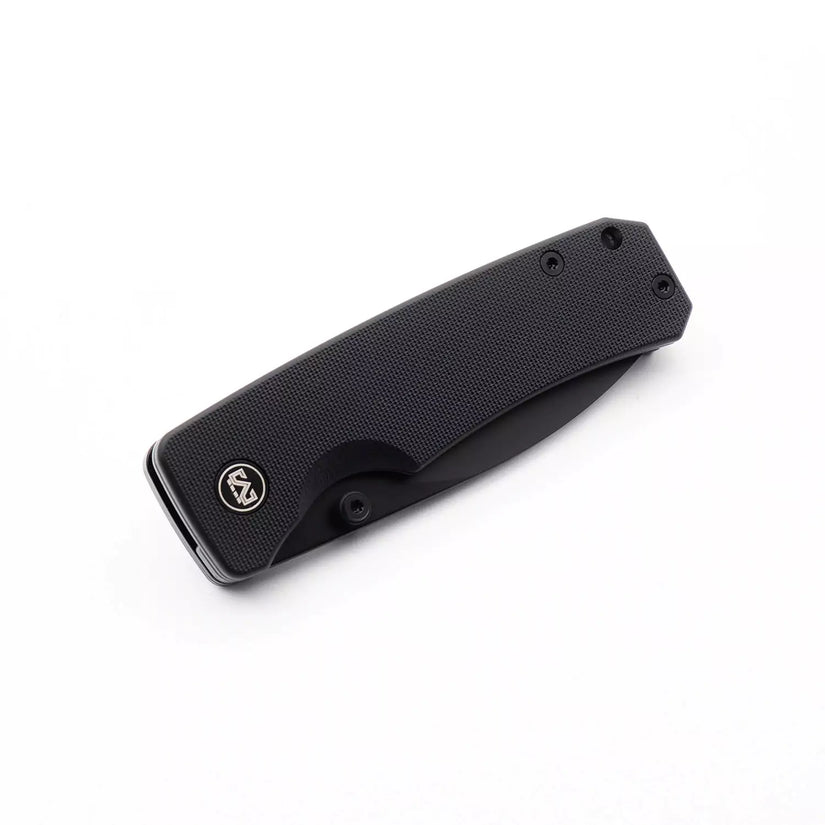 Miguron Knives Pelora - 3.25" 14C28N Black PVD Blade, Black G10 Handle